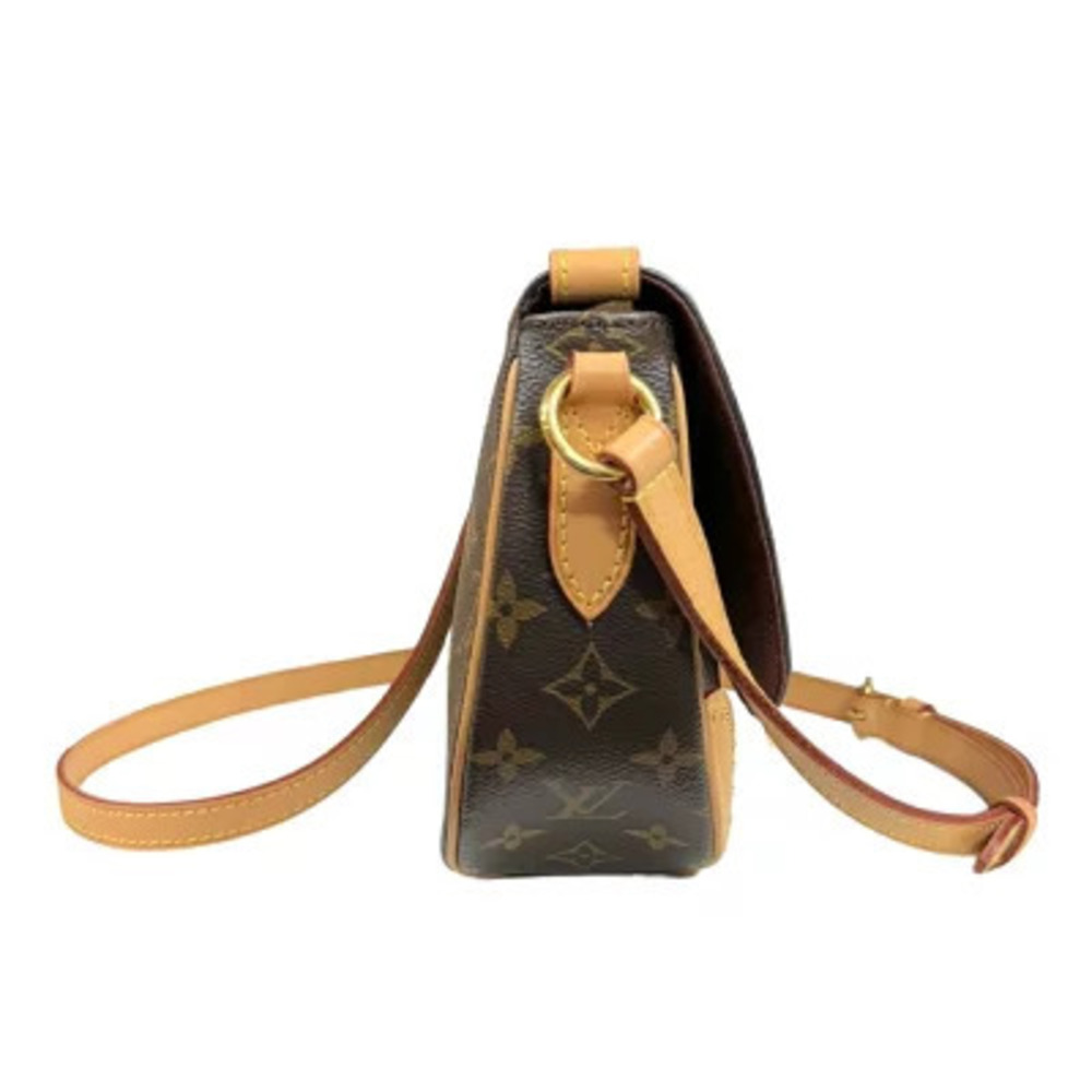 Louis Vuitton Monogram Shoulder Canvas Saint Bag Brown Cloud - Picture 4 of 8